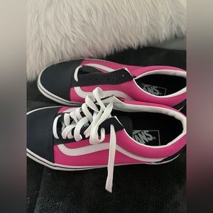 Black and Pink Vans